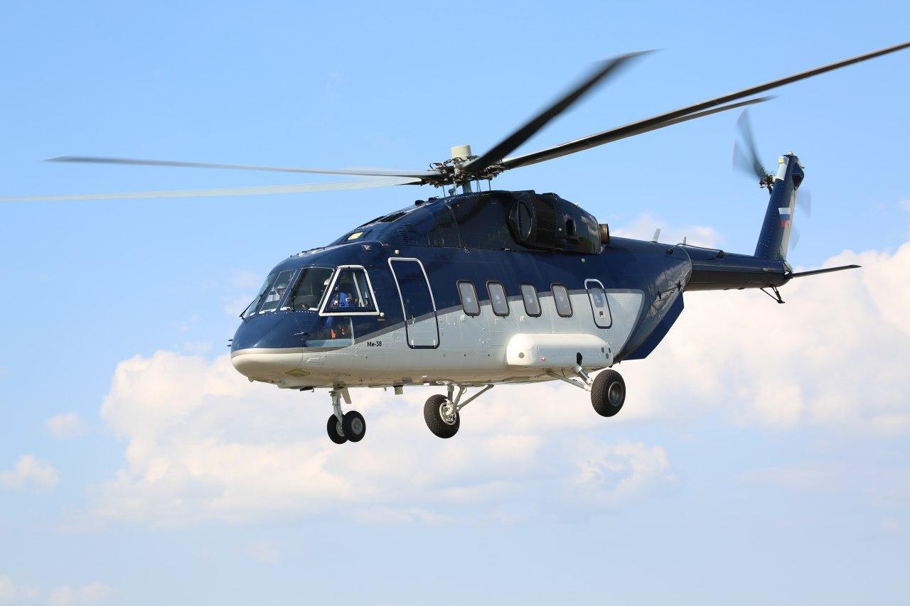 Изображение Rostec delivers the first serial produced Mi-38 to a client